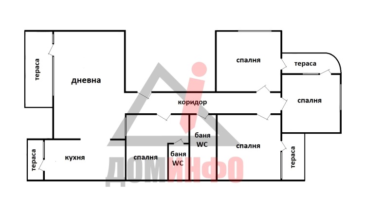 Многостаен, с 4 спални, Бургас, широк център