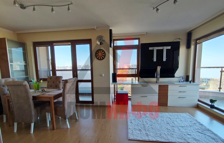 Тристаен под наем, жк Лазур, Бургас