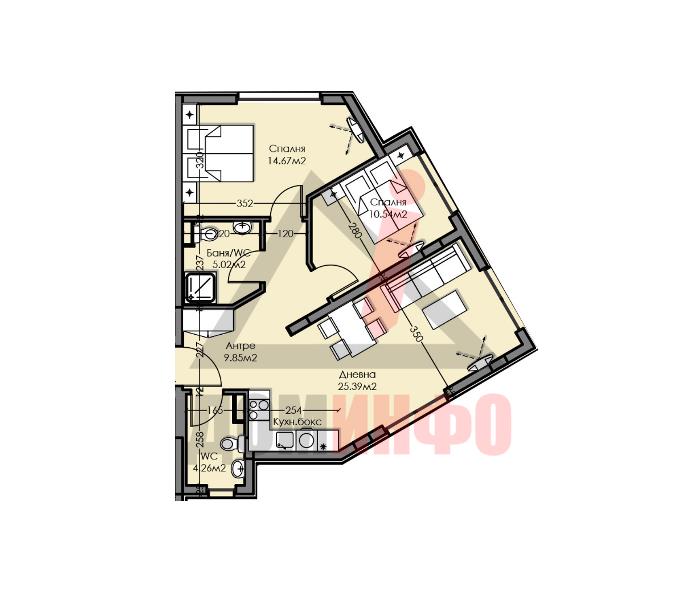 Апартамент, Бургас, Мадика