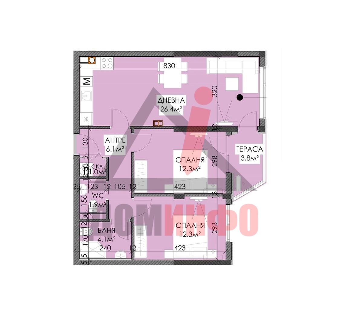 Тристаен, директно от строител