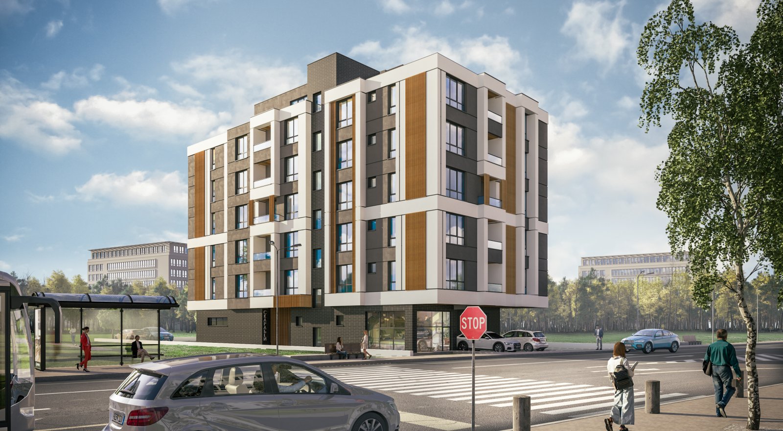 Двустаен апартамент в новострояща се сграда