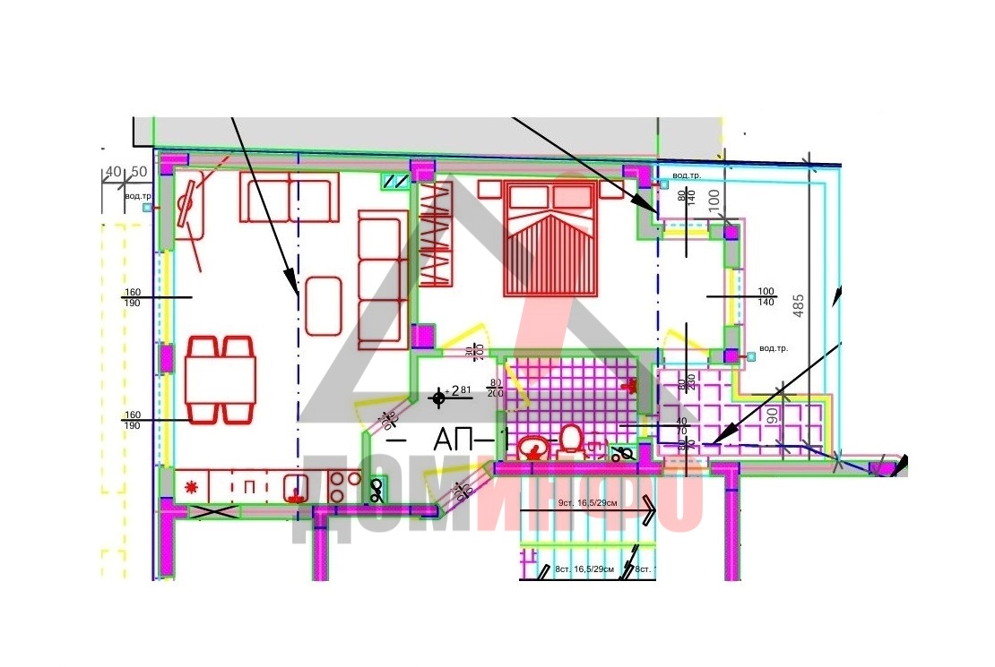 Двустаен в строеж, директно от строител